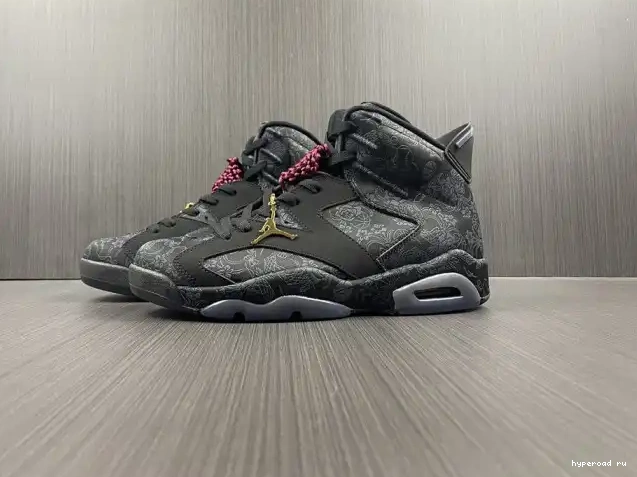 Black (W) DB9818-001 Jordan Retro Triple 6 SD 0505
